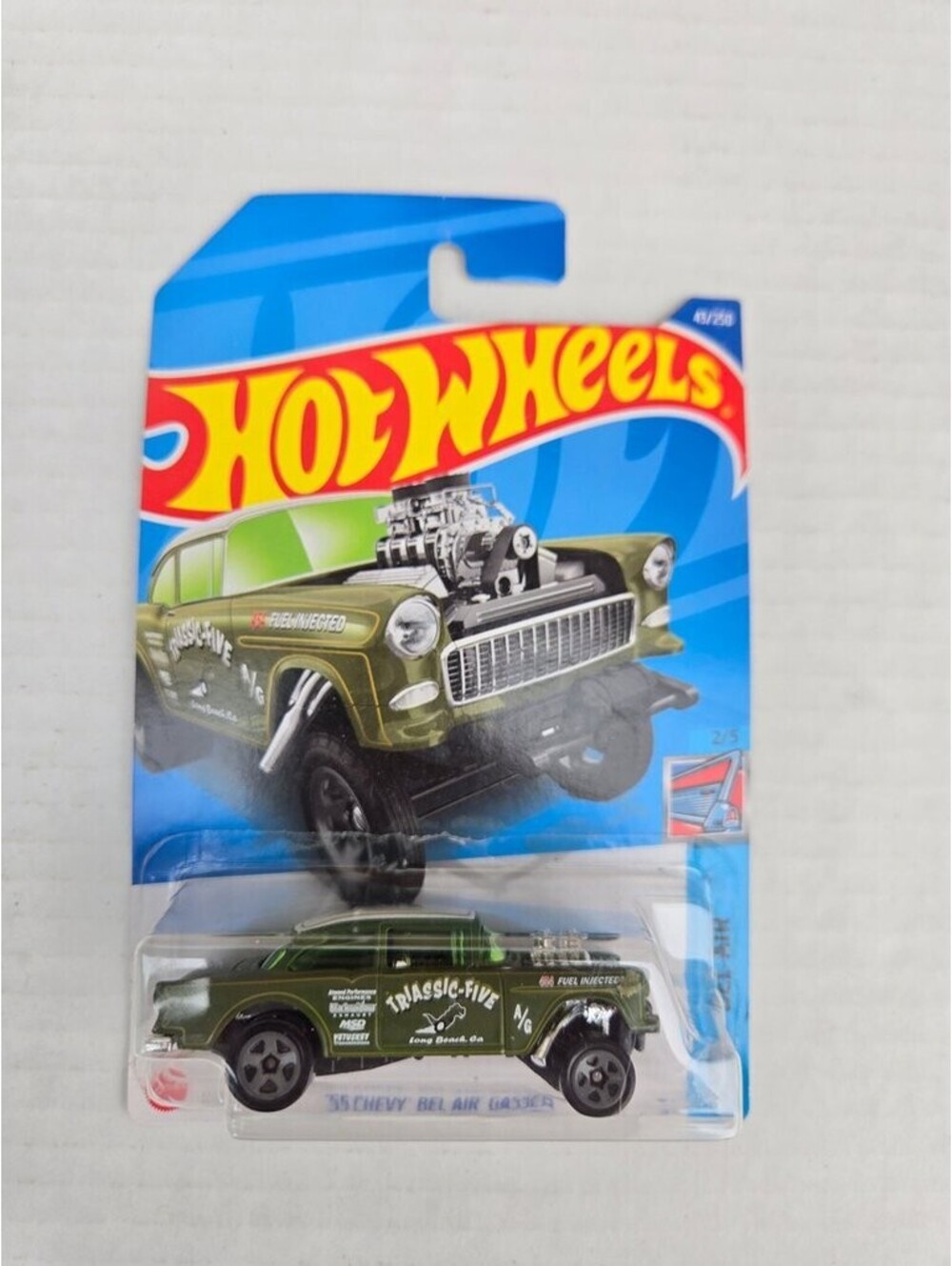Hot Wheels '55 Chevy Bel Air Gasser Diecast Car